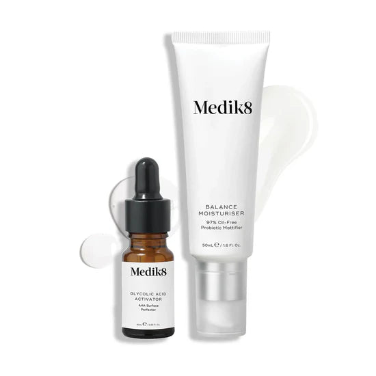 Medik8-Balance Moisturiser and Glycolic Acid Activator (50ml)