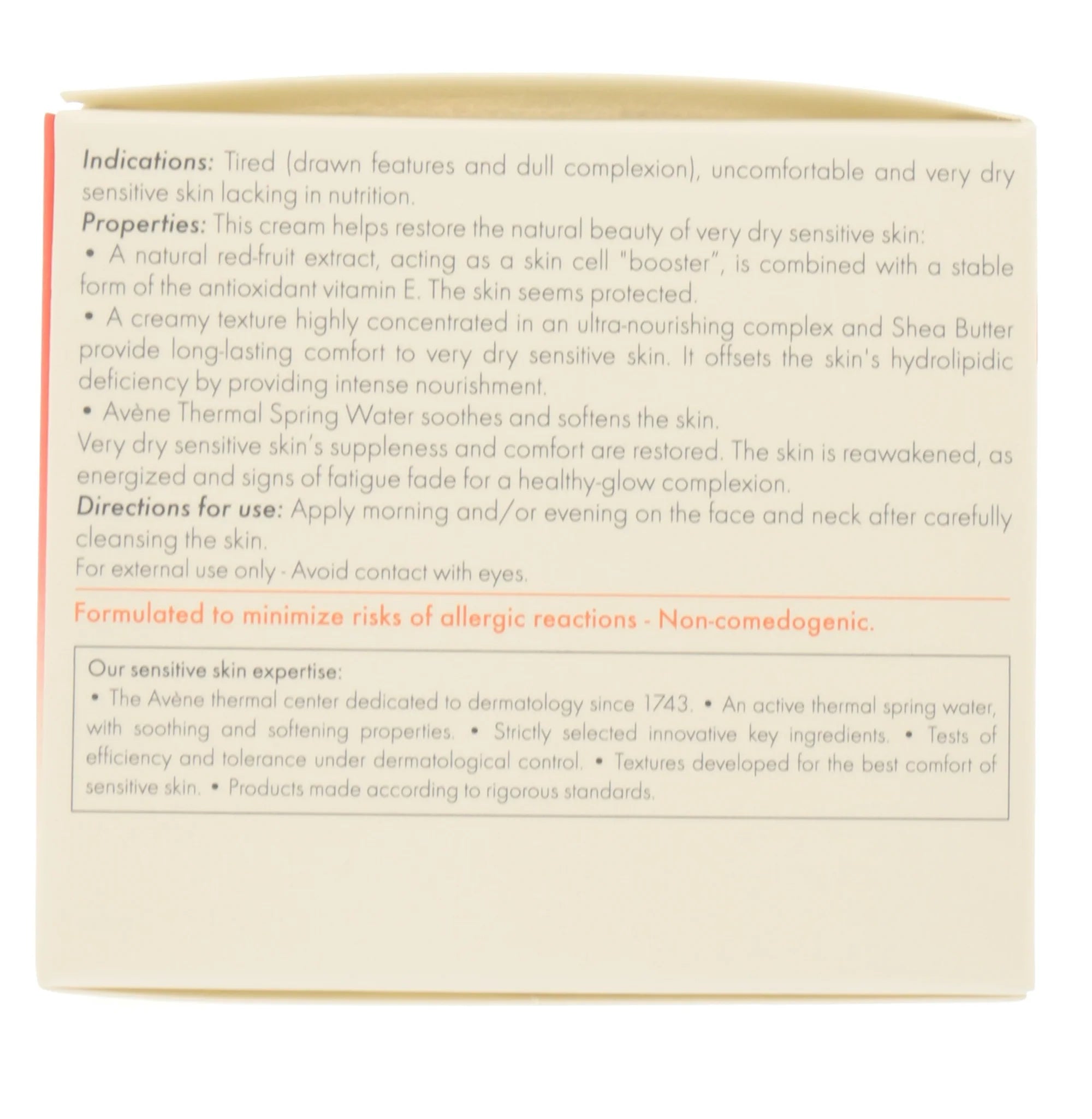 Avene-Les Essentiels Revitalizing Nourishing Cream Rich 50ml