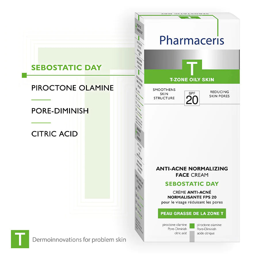 PharmacerisSebostatic Day Anti Acne Face Cream 50ml