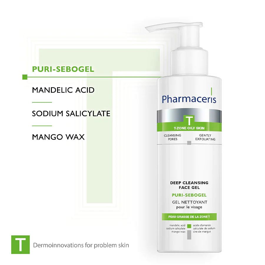PharmacerisPuri-Sebogel T-Zone Gel Wash 190ml