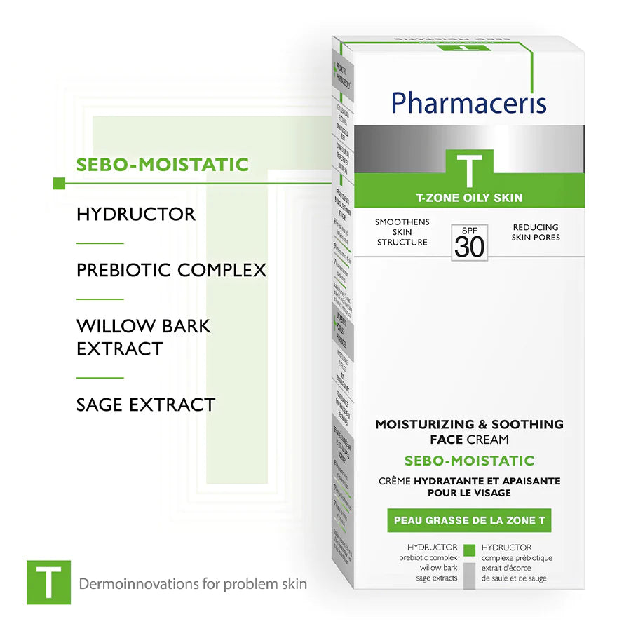 PharmacerisSebo-Moistatic SPF 30 Soothing Face Cream 50ml