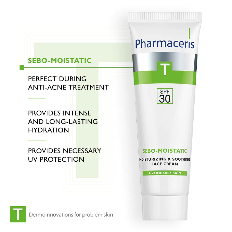 PharmacerisSebo-Moistatic SPF 30 Soothing Face Cream 50ml