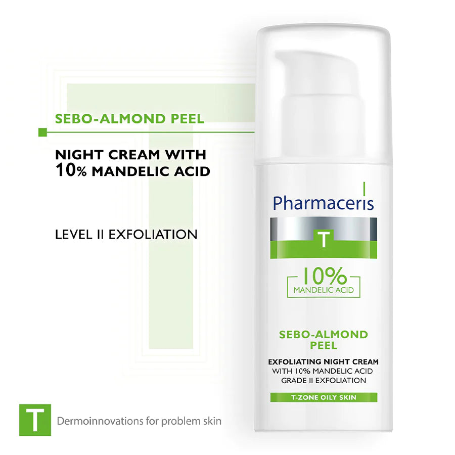 PharmacerisSebo-Almond Peel 10% Night Cream 50ml