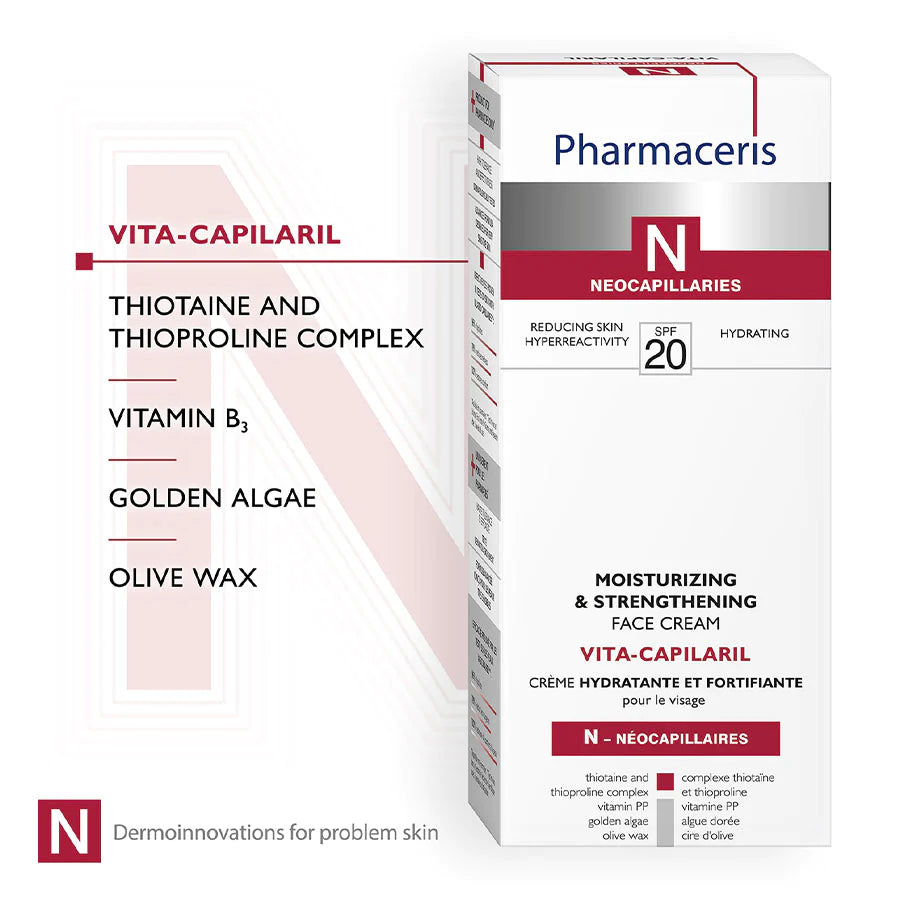 PharmacerisVita-Capilaril Strengthening Face Cream 50ml