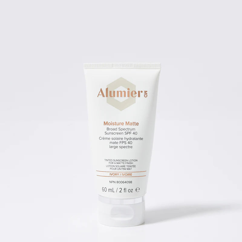 Alumier MD | Moisture Matte Broad Spectrum SPF 40 Ivory (60ml)