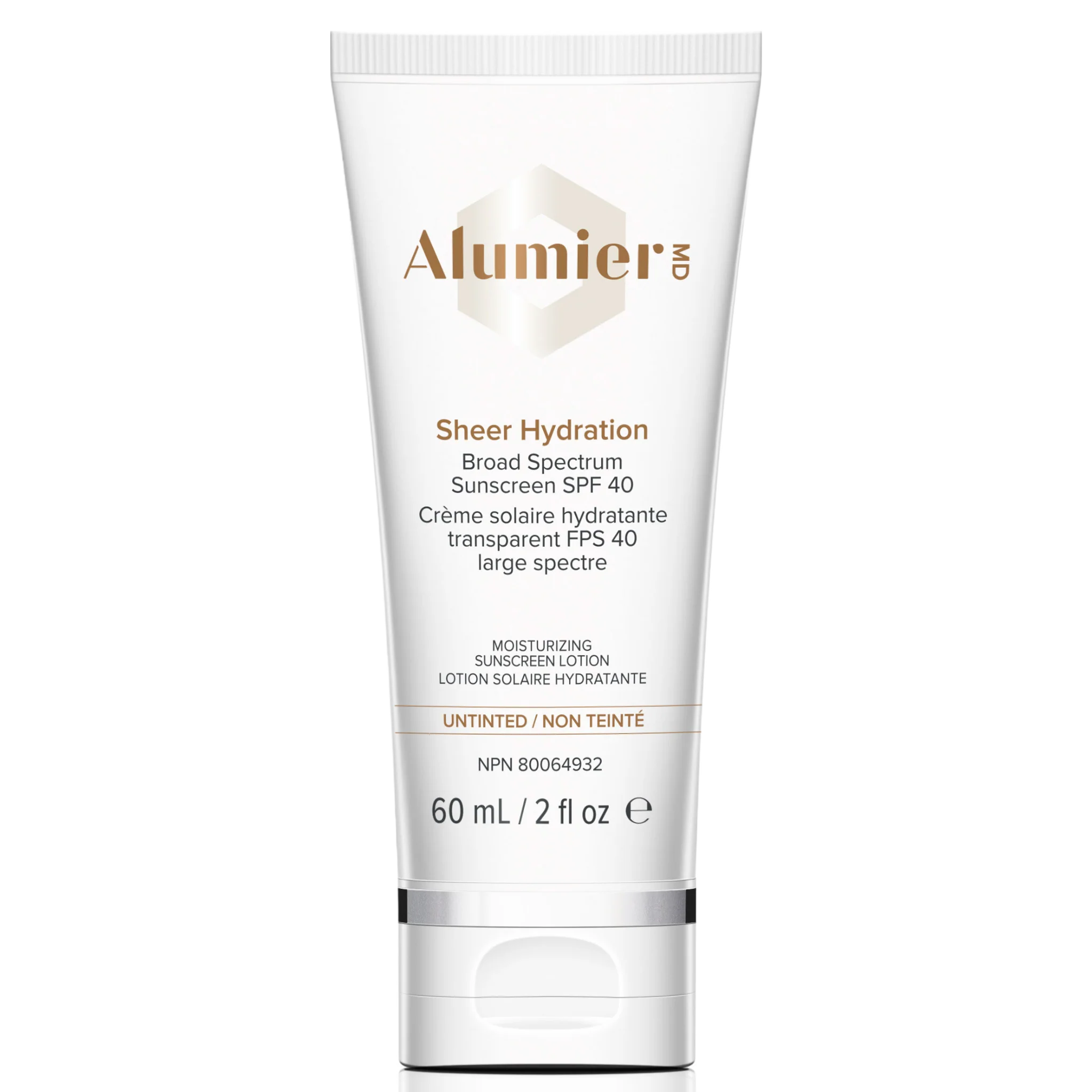Alumier MD | Sheer Hydration Broad Spectrum SPF 40 Untinted (60ml)