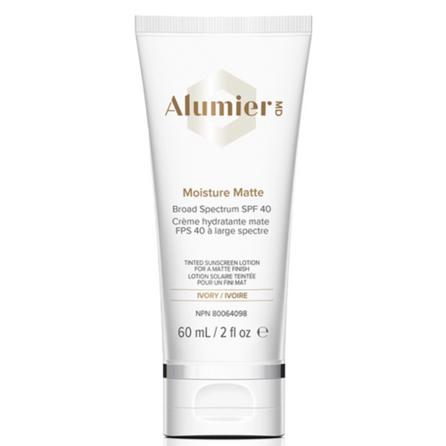 Alumier MD | Moisture Matte Broad Spectrum SPF 40 Ivory (60ml)