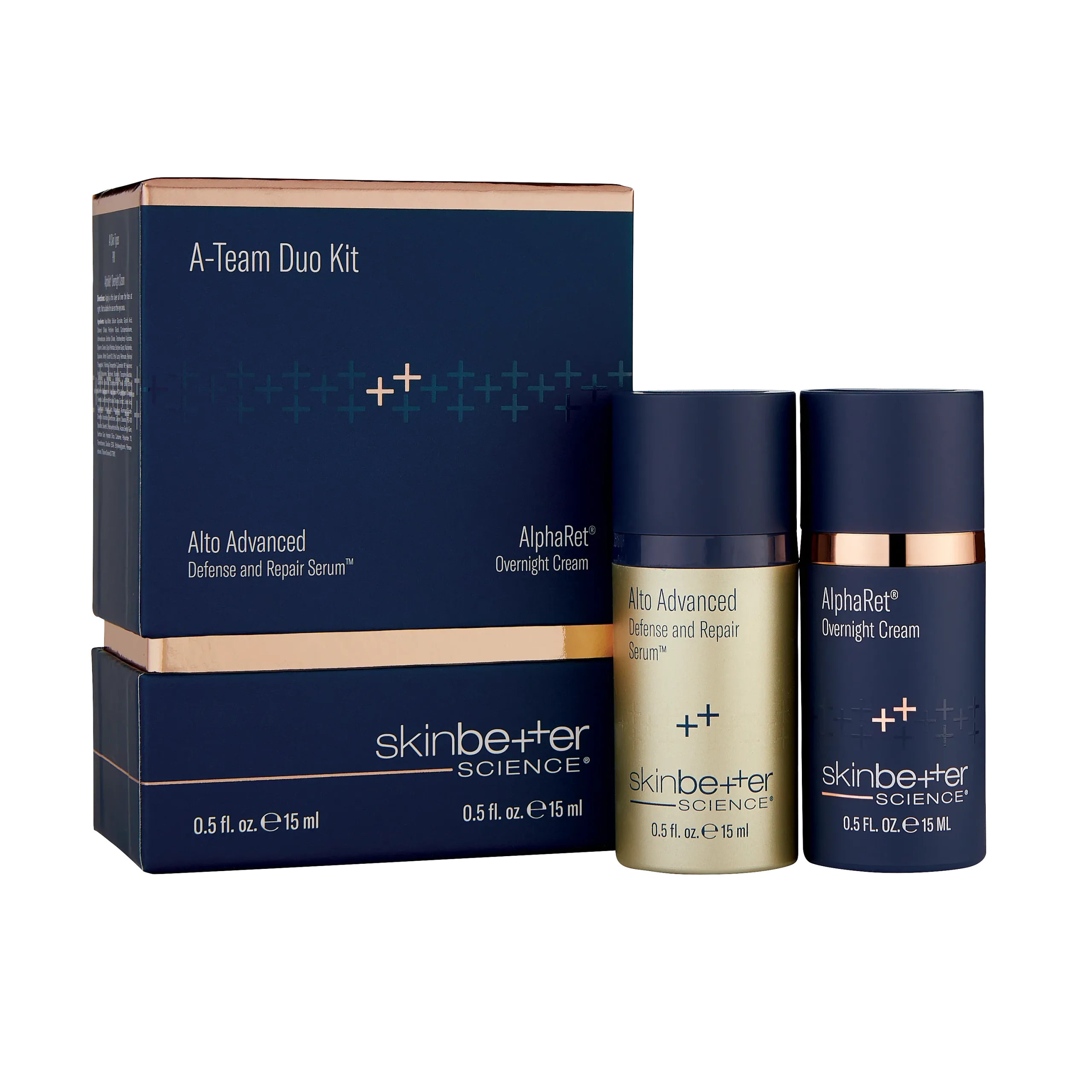 Skinbetter Science | A Team Duo Advanced Kit (Alto Advanced Defense and Repair Serum + AlphaRet Overnight Cream)
