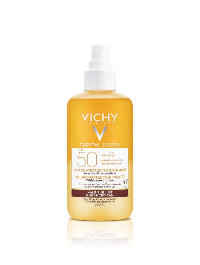 Vichy-Capital Soleil Solar Protective Water Enhanced Tan SPF-50 200ml