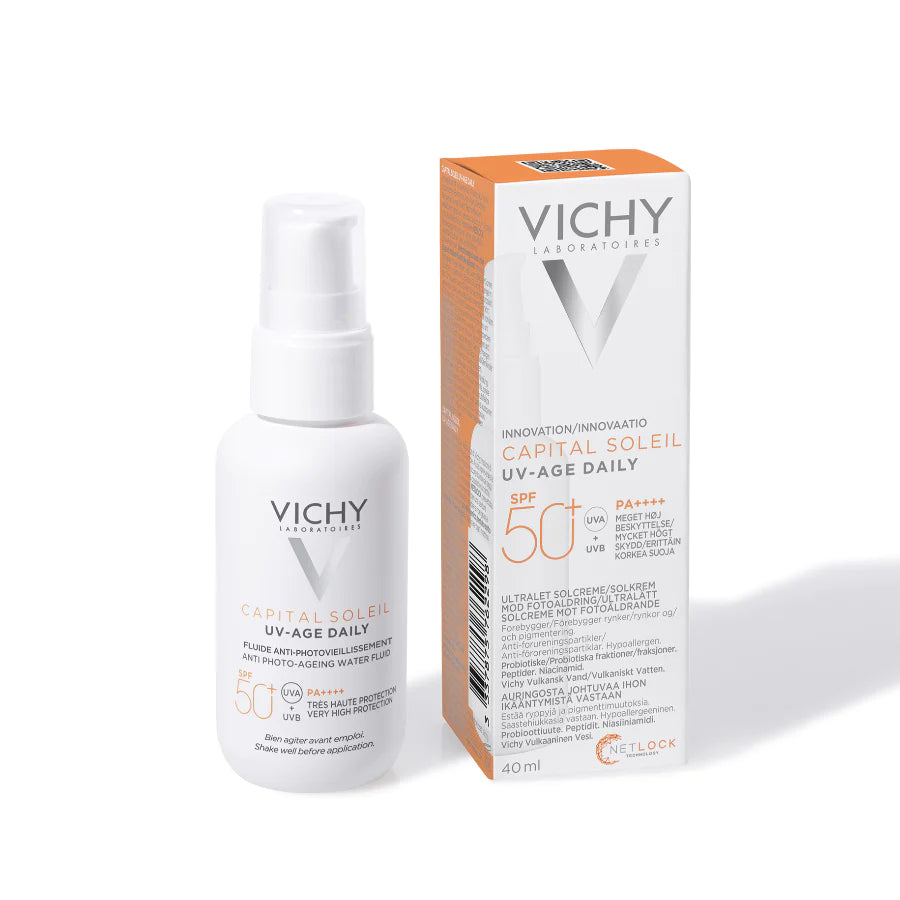 Vichy-Capital Soleil Uv Age Daily Face Fluid SPF-50+ 40ml