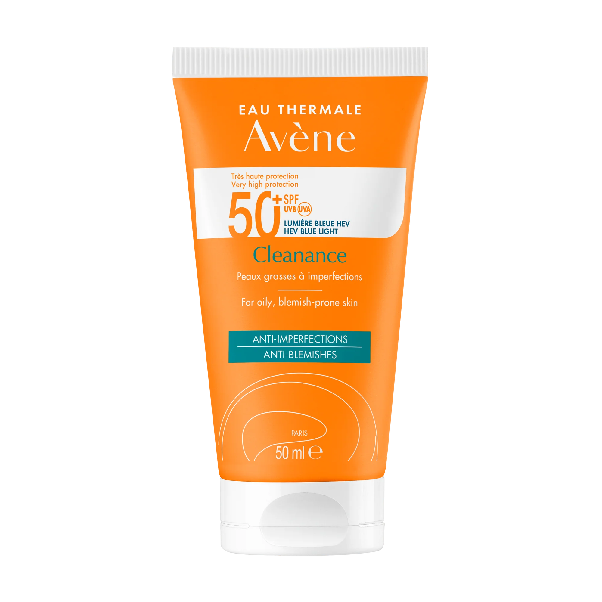 Avene-Very High Protection Cleanance Spf50+ Sun Cream For Blemish-Prone Skin 50ml