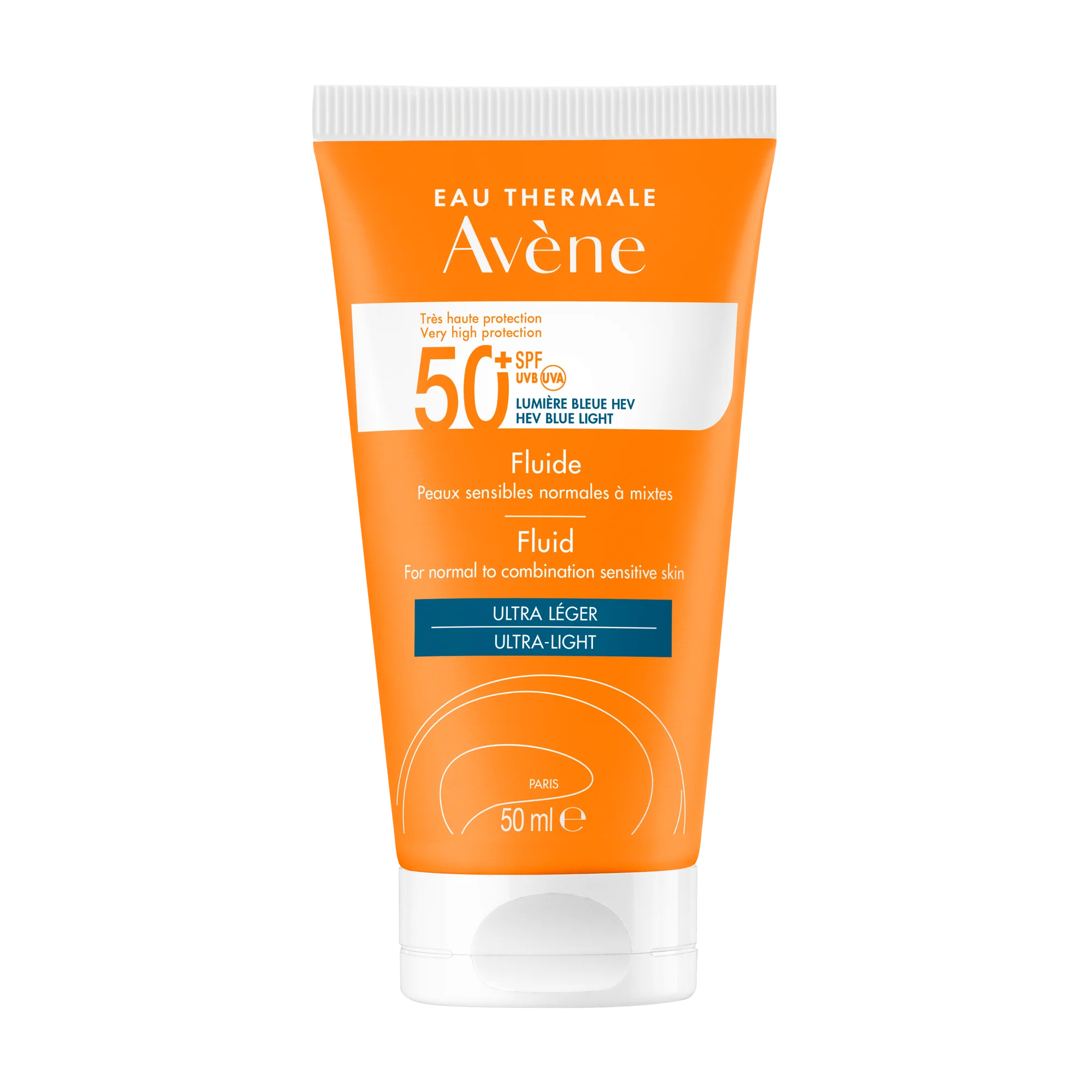 Avene-Very High Protection Fluid For Sensitive Skin Spf50+ 50ml