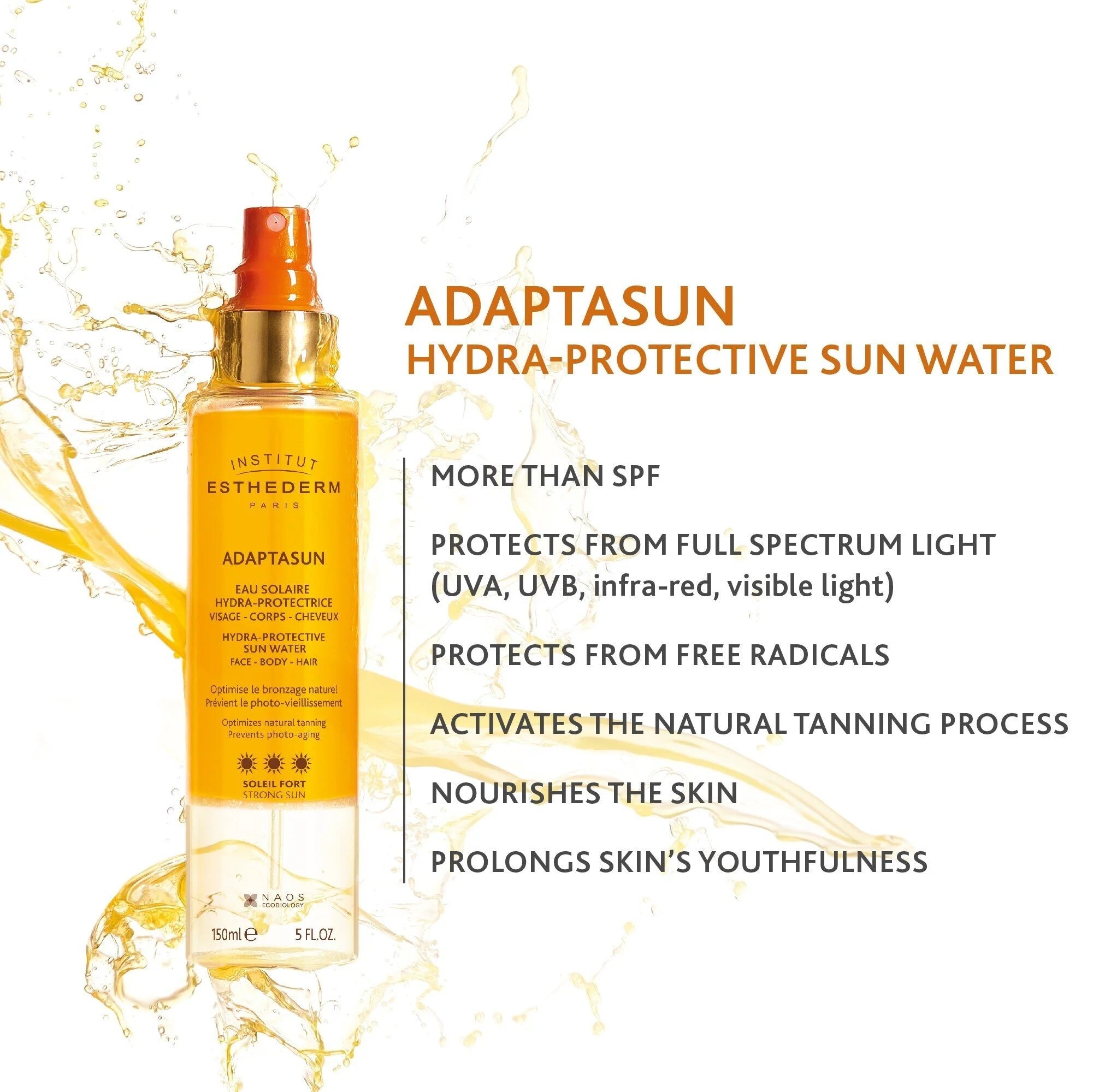 Institut Esthederm-Adaptasun Hydra-Protective Sun Water - Strong Sun 150ml
